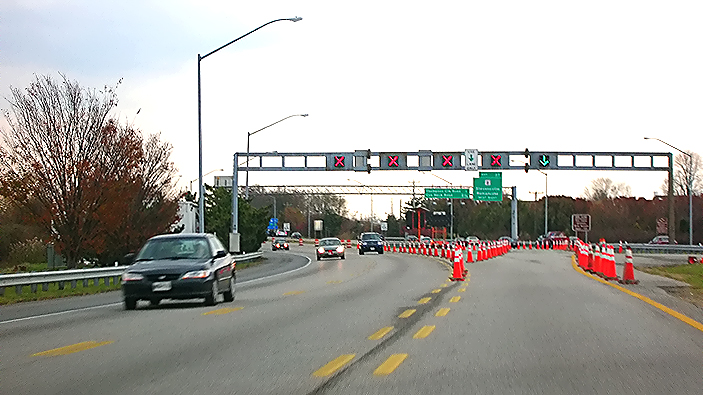 lane control sign