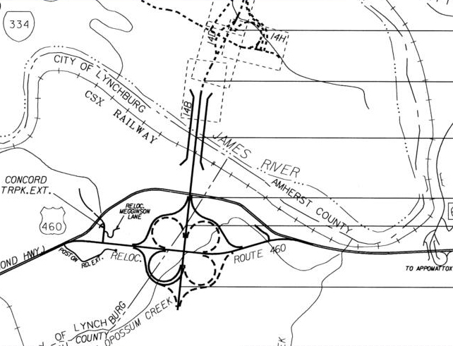 documents for the project that includes the US-29/US-460 interchange