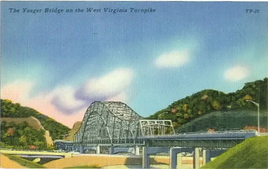Details about   Bender Bridge Memorial Tunnel West Virginia Turnpike WV TP 109 Postcard 